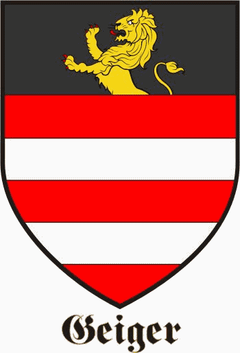 Geiger family crest