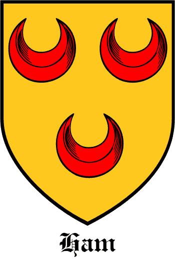 Ham family crest