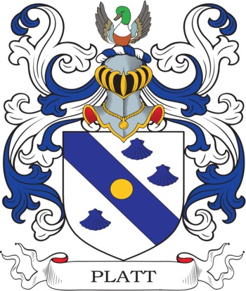 Platt family crest