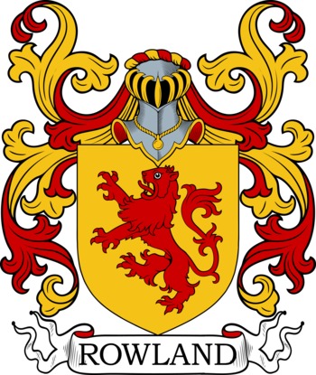 ROWLAND family crest